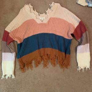Super cute slouchy sweater!